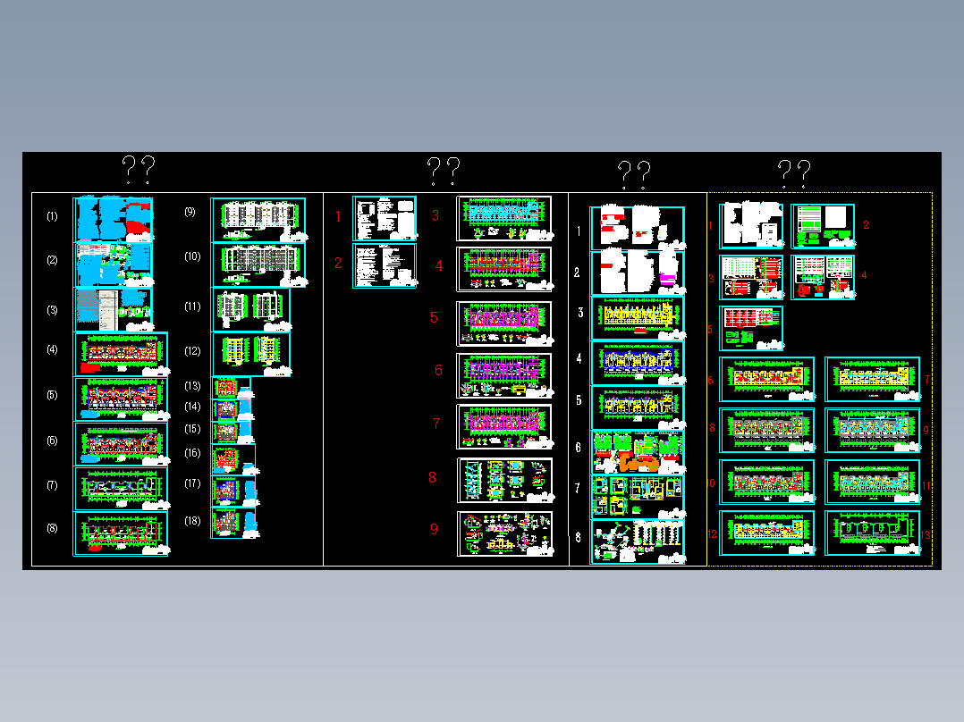 某多层住宅建筑结构水暖电全套施工图