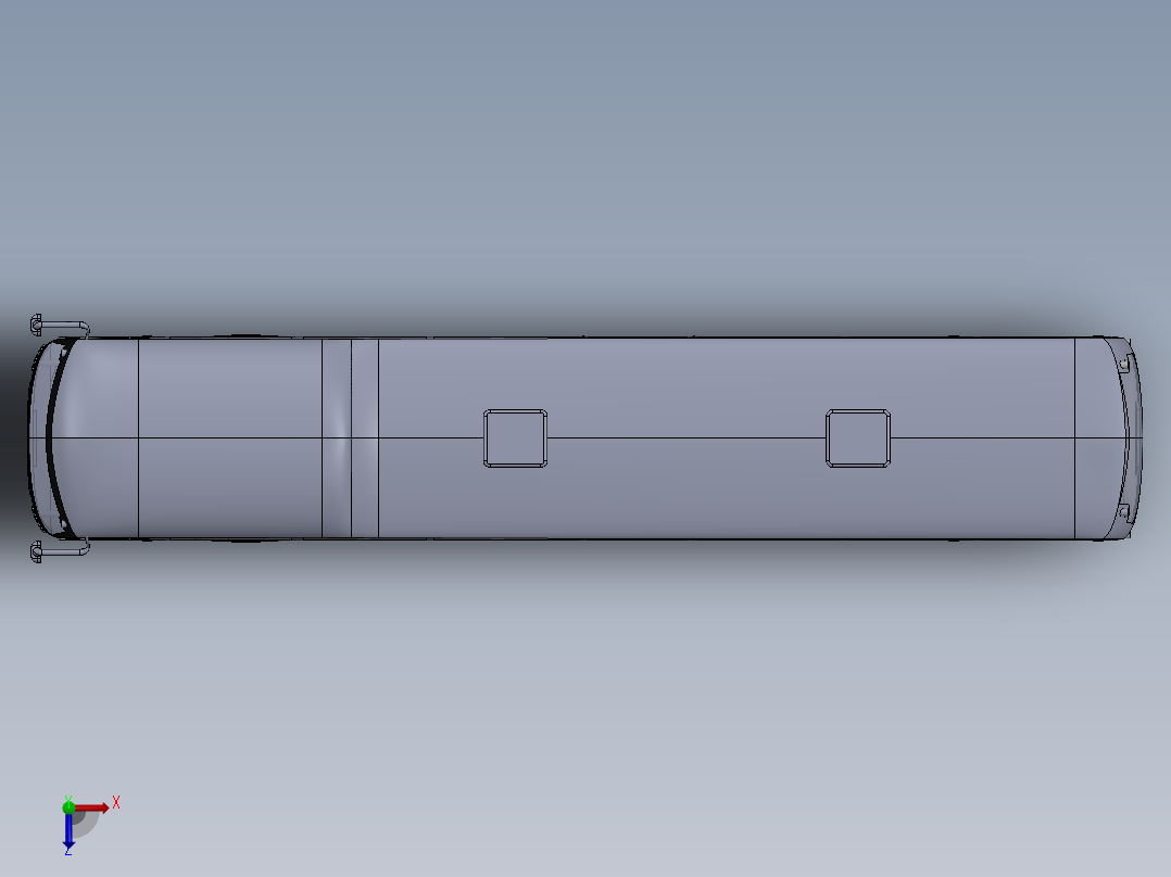客车、公交车、尼奥普兰巴士俯视图