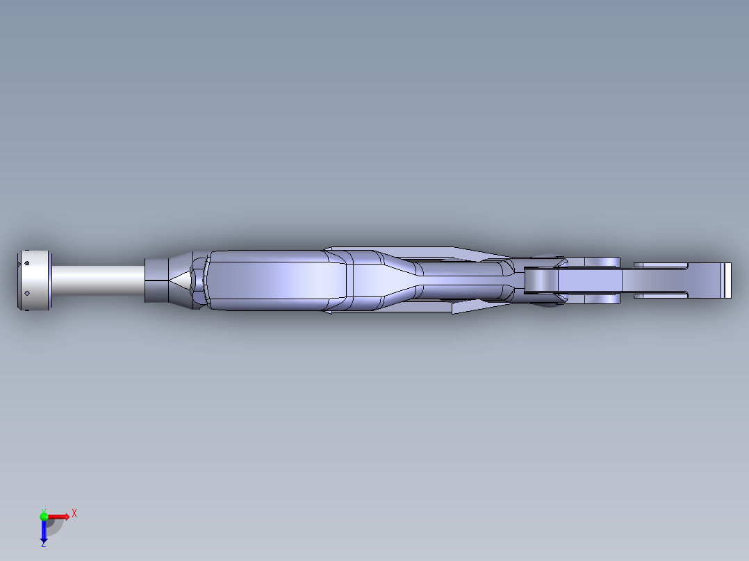 钳子尖嘴钳俯视图