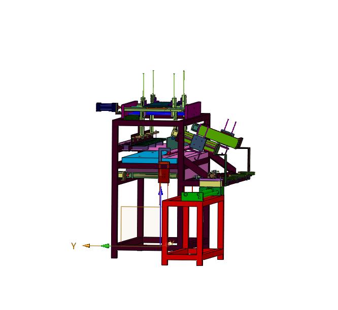 胶圈热塑成型的自动化进给装置