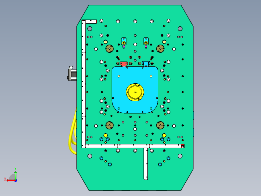 蔚来汽车A柱1+1塑胶模具后视缩略图