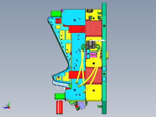 蔚来汽车A柱1+1塑胶模具右视缩略图