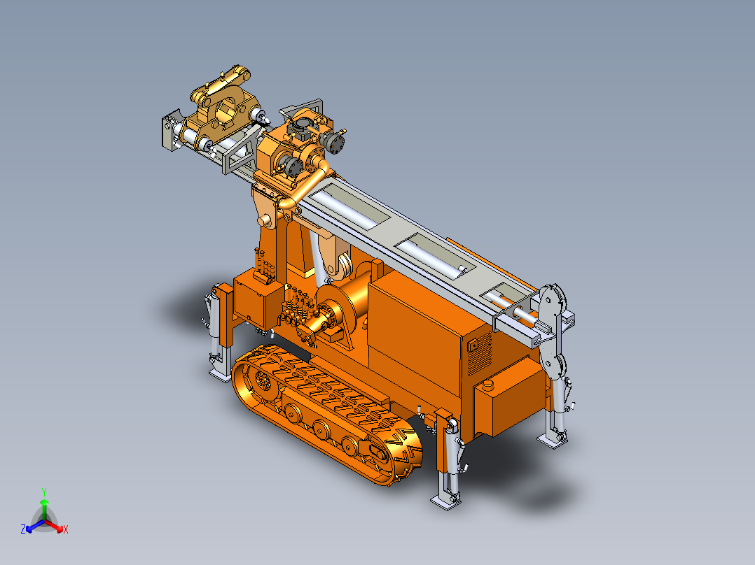 B2004690-钻井机主视图