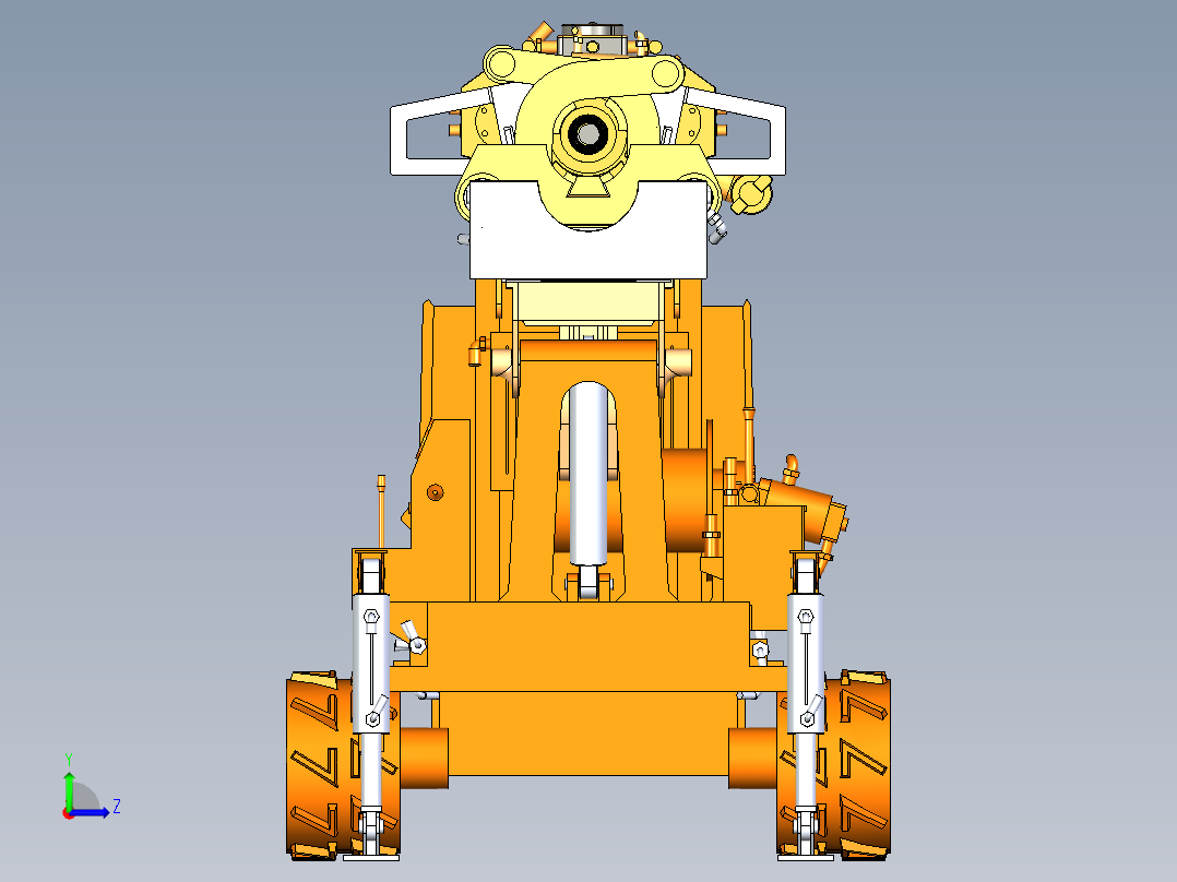 B2004690-钻井机左视图