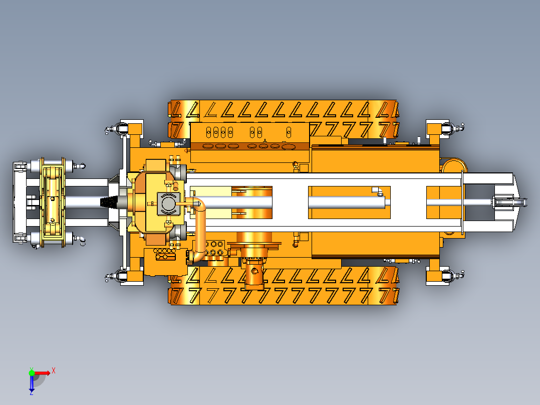 B2004690-钻井机俯视图