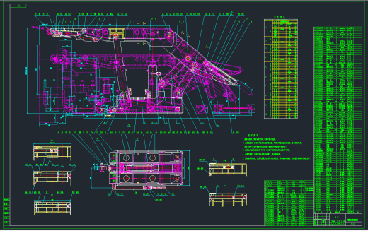 ZF13000／26／40低位放顶煤液压支架图纸缩略图