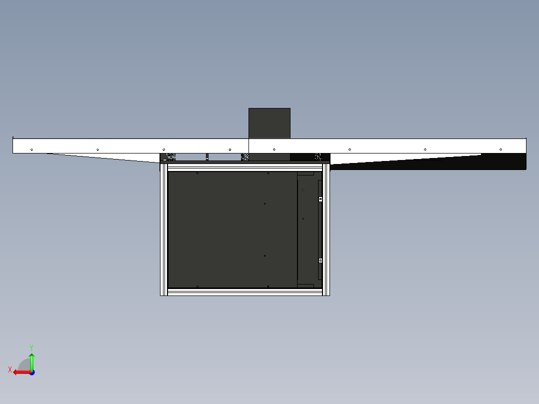 板材分割机sw18可编辑后视图
