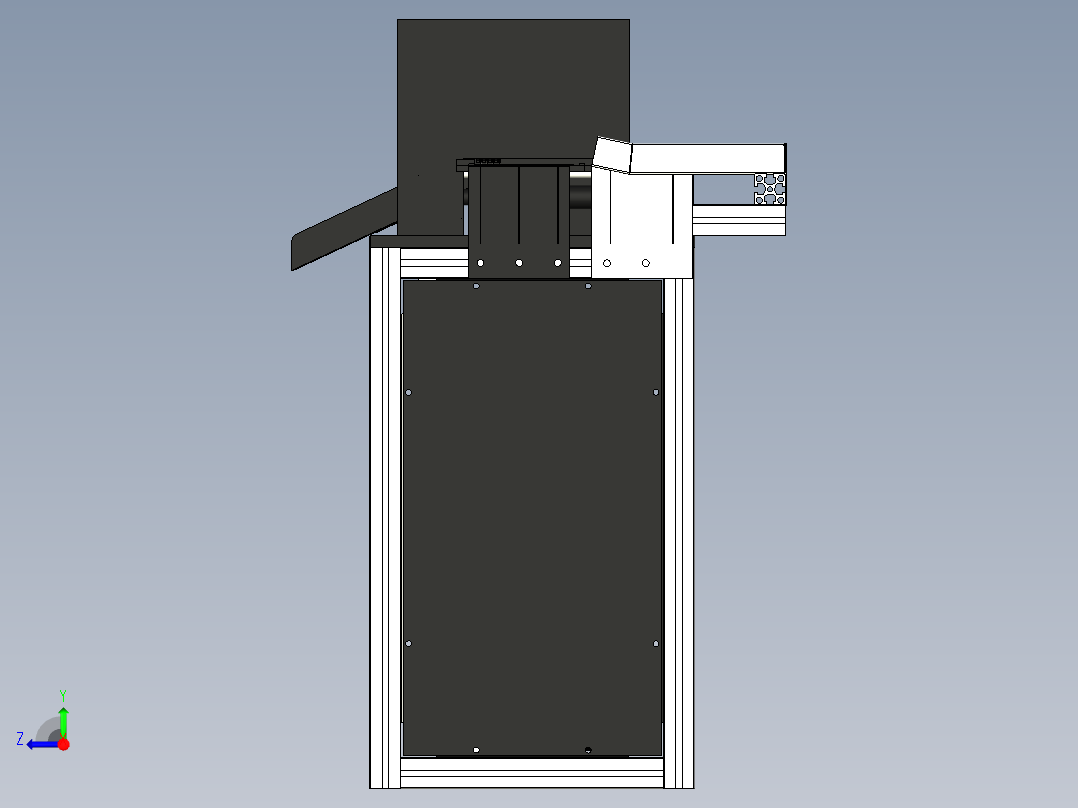 板材分割机sw18可编辑右视图