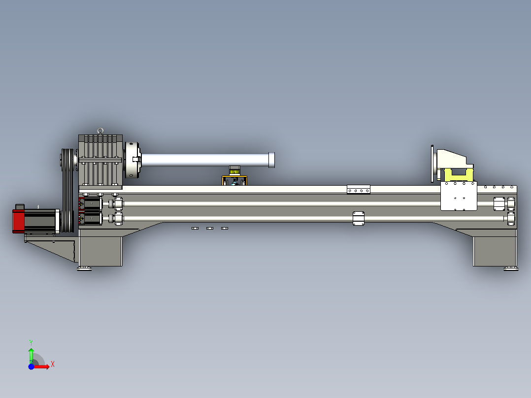 圆杆焊接对心变位机前视图