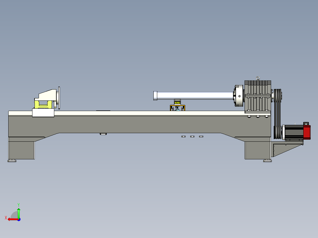 圆杆焊接对心变位机后视图