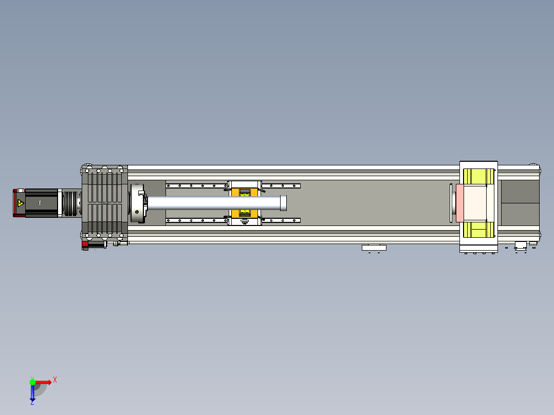 圆杆焊接对心变位机俯视图