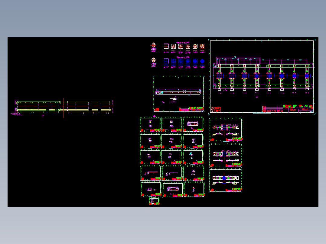 一副完整的机械手设计模具图
