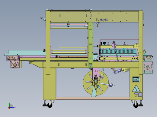L型封切包装机（sw18+工程图+bom）左视缩略图