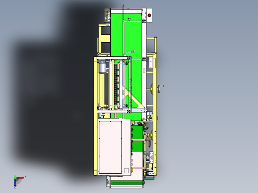 L型封切包装机（sw18+工程图+bom）俯视缩略图