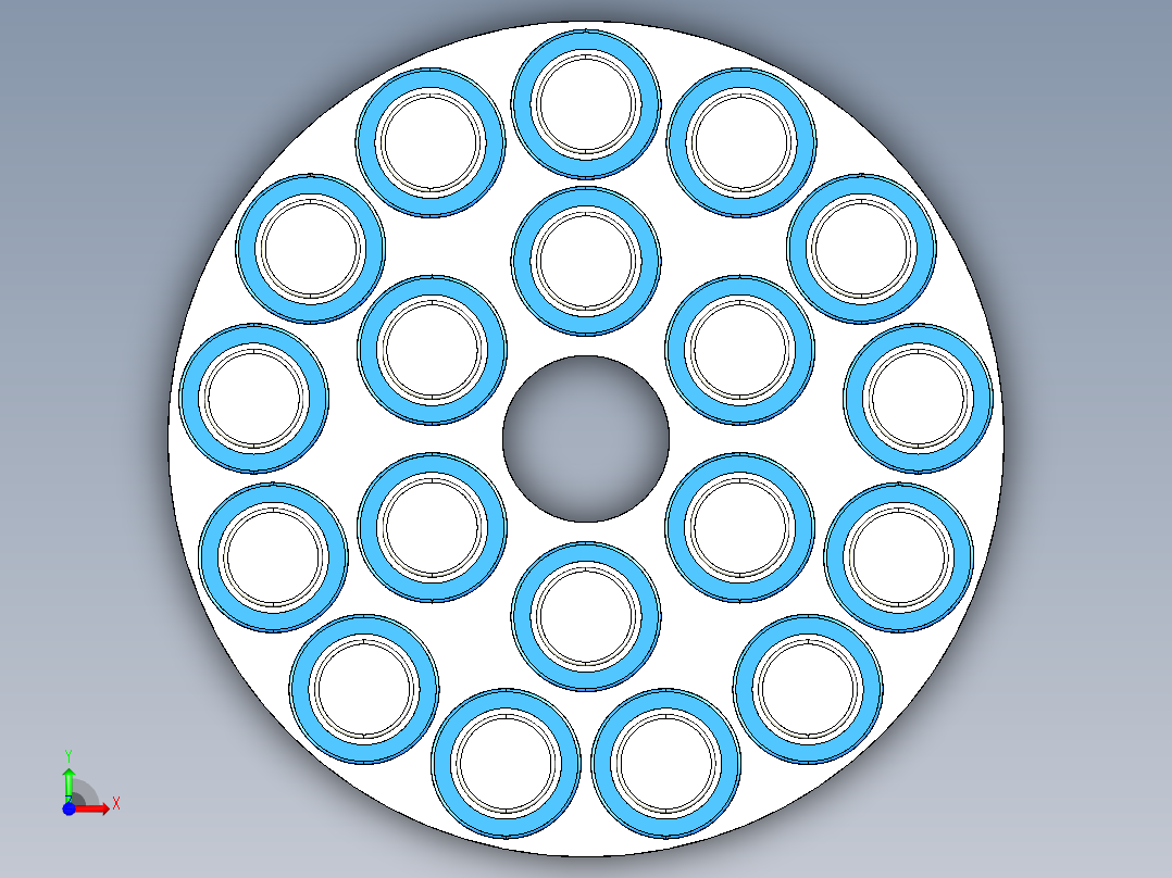 ROV电池架前视图