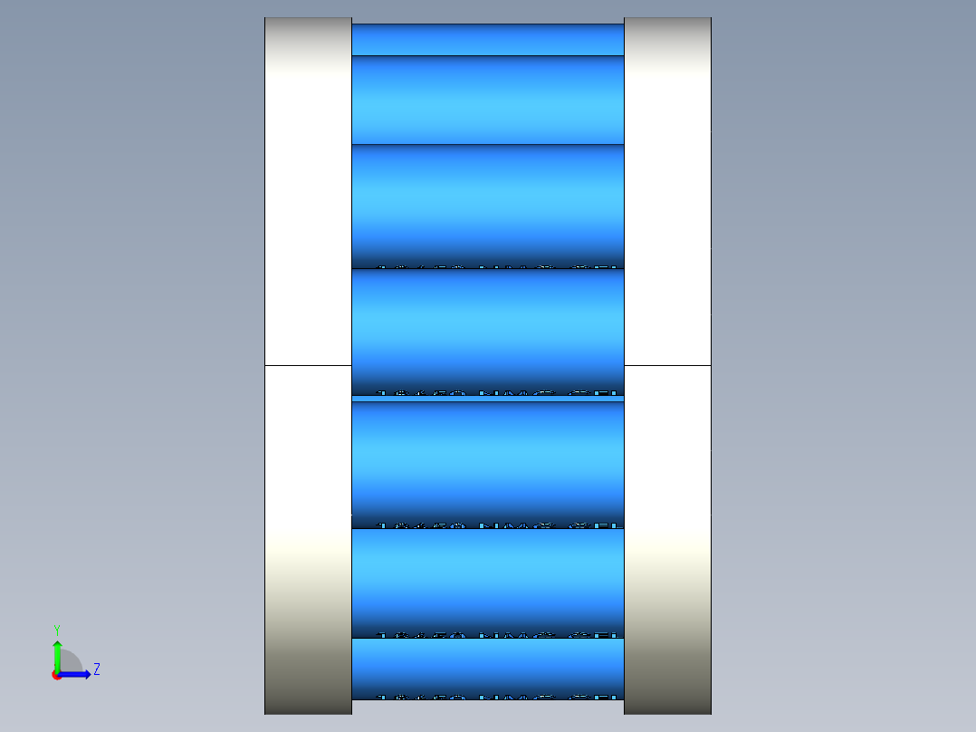 ROV电池架左视图