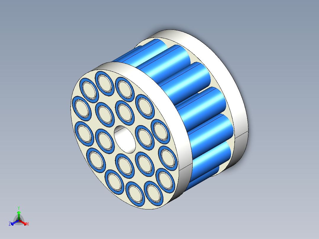 ROV电池架正等轴测图