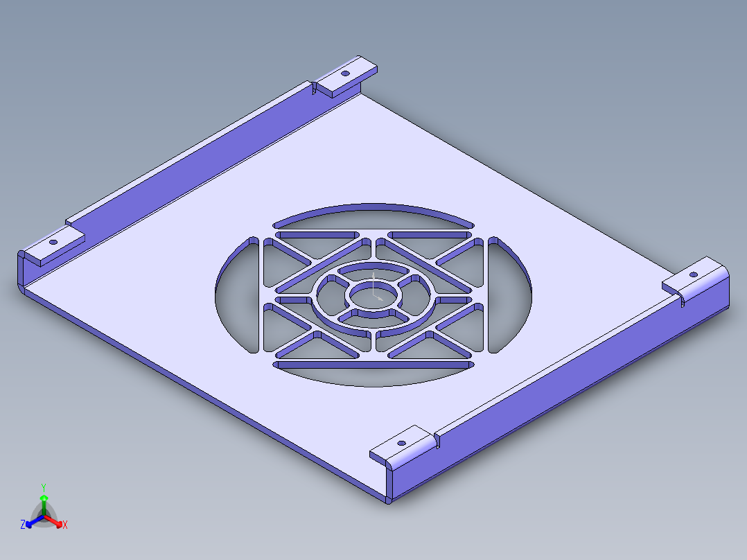p74钣金正等轴测图