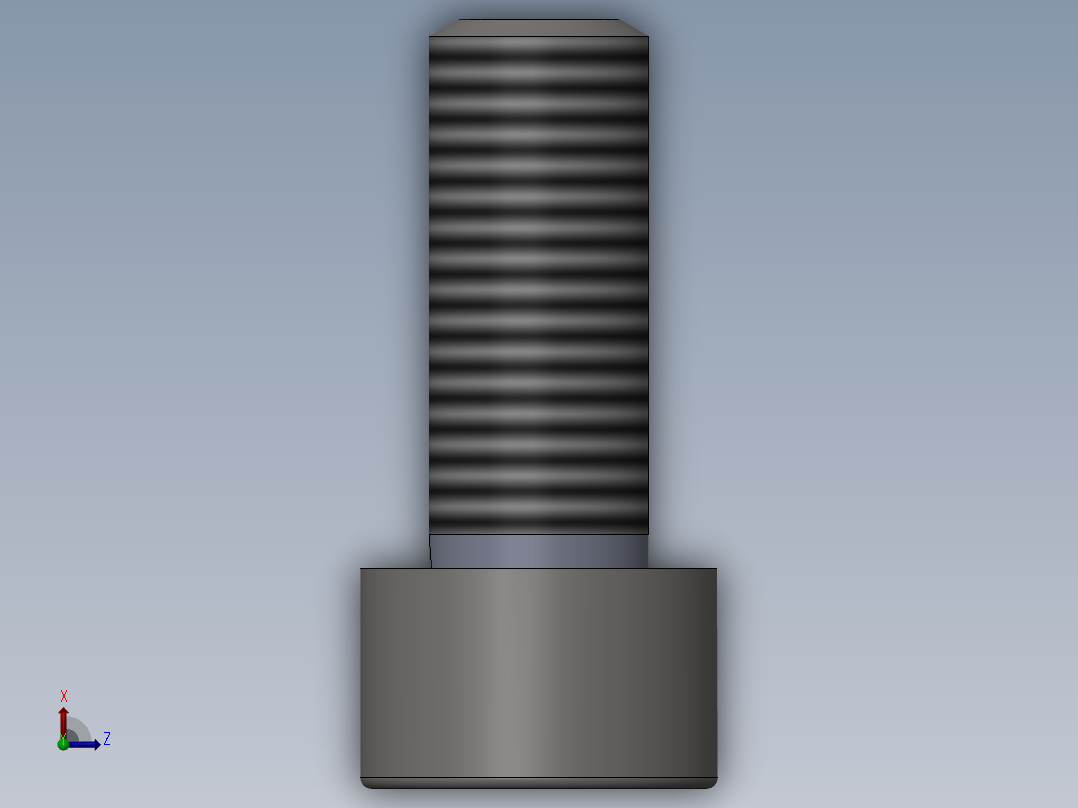 GB╱T 70.1-2008[内六角圆柱头螺钉M8×20]俯视图