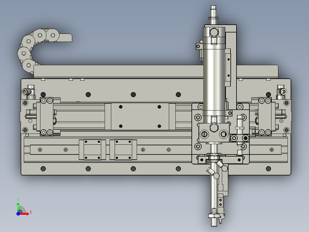 BBBB-负极片装配机械手前视图