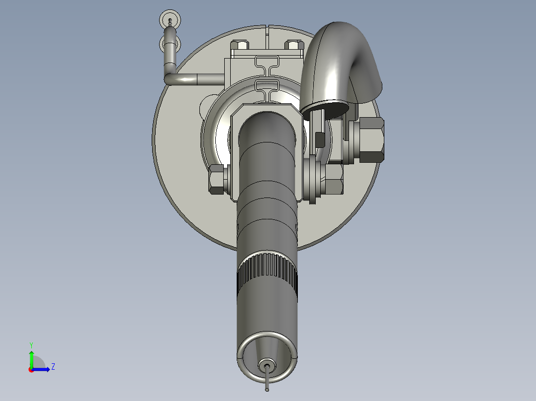焊枪YMENS-300R_X2_710A67AA_X0左视图
