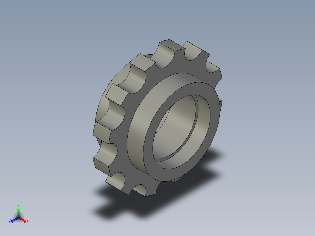 LXYC-BOSS1270-T12-链轮-上海晟况机械2正等轴测图