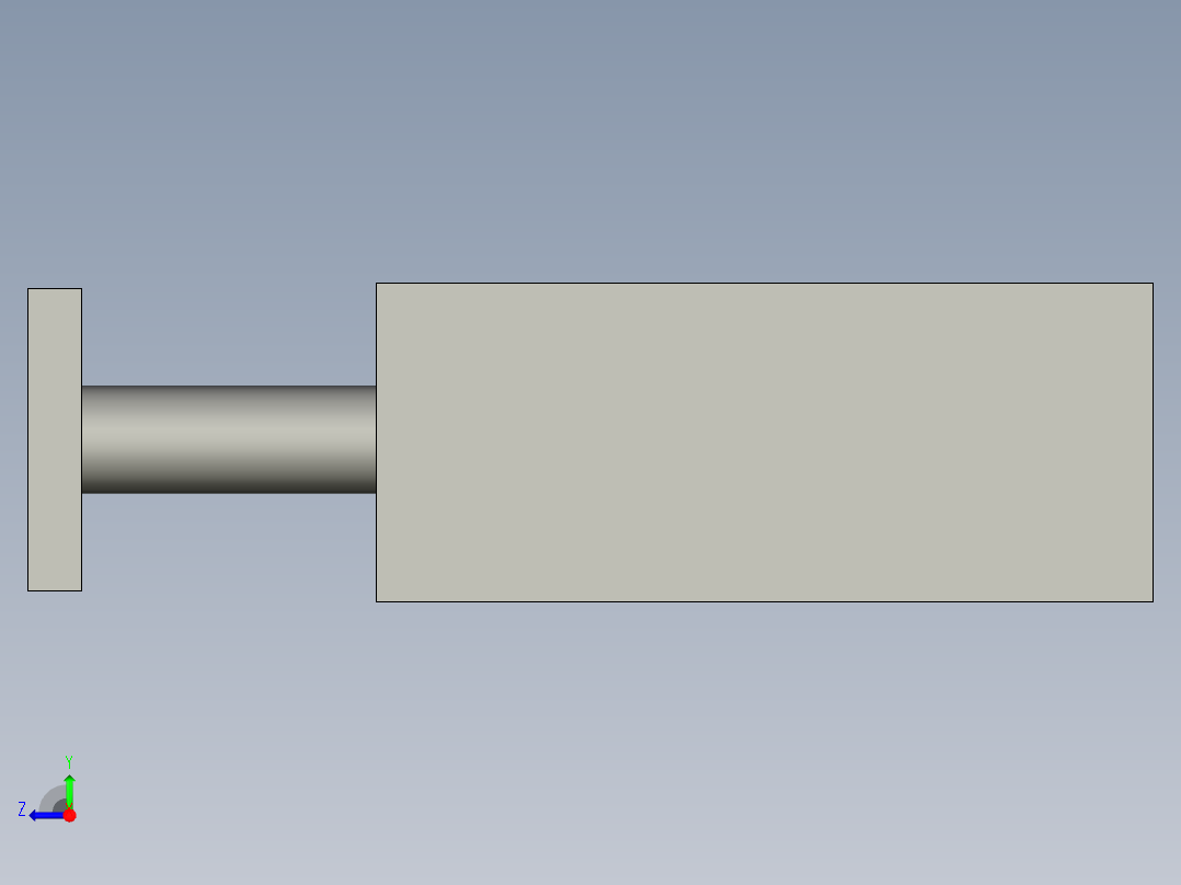 轴承校准检测设备设计-A_MGQL50-100-Z73L(100)右视图