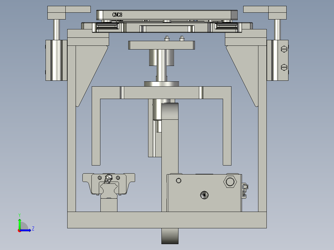拆螺丝工站左视图