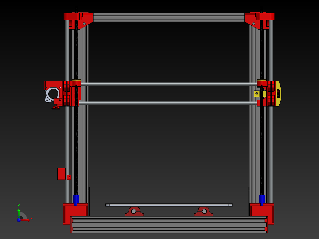 3D打印机主视图