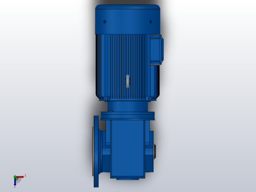 SAF37法兰空心轴安装斜齿-蜗轮蜗杆减速机SAF37-Y0.37-4P-15.45-M1-0°-B俯视缩略图