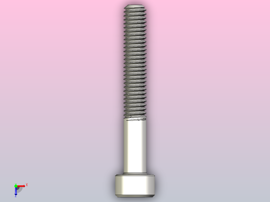 DIN_EN_ISO_4762_M4x30.ipt内六角螺钉俯视图