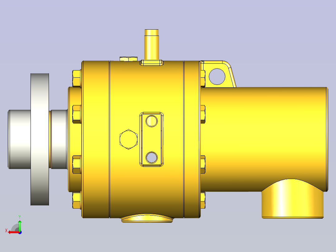旋转接头HW150K-450后视图