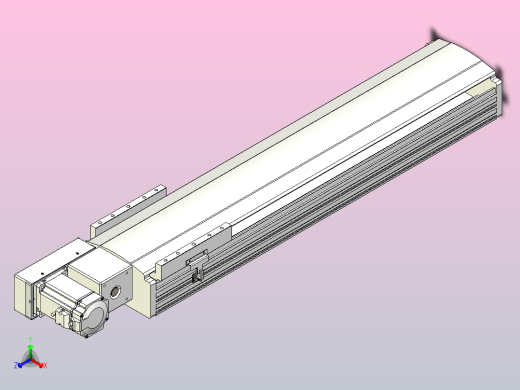 皮带直线轴半封闭可选导轨TPA-HNB-202D-140-L650-ML-C-P75-N3