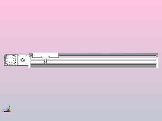 皮带直线轴半封闭可选导轨TPA-HNB-202D-140-L650-ML-C-P75-N3右视缩略图