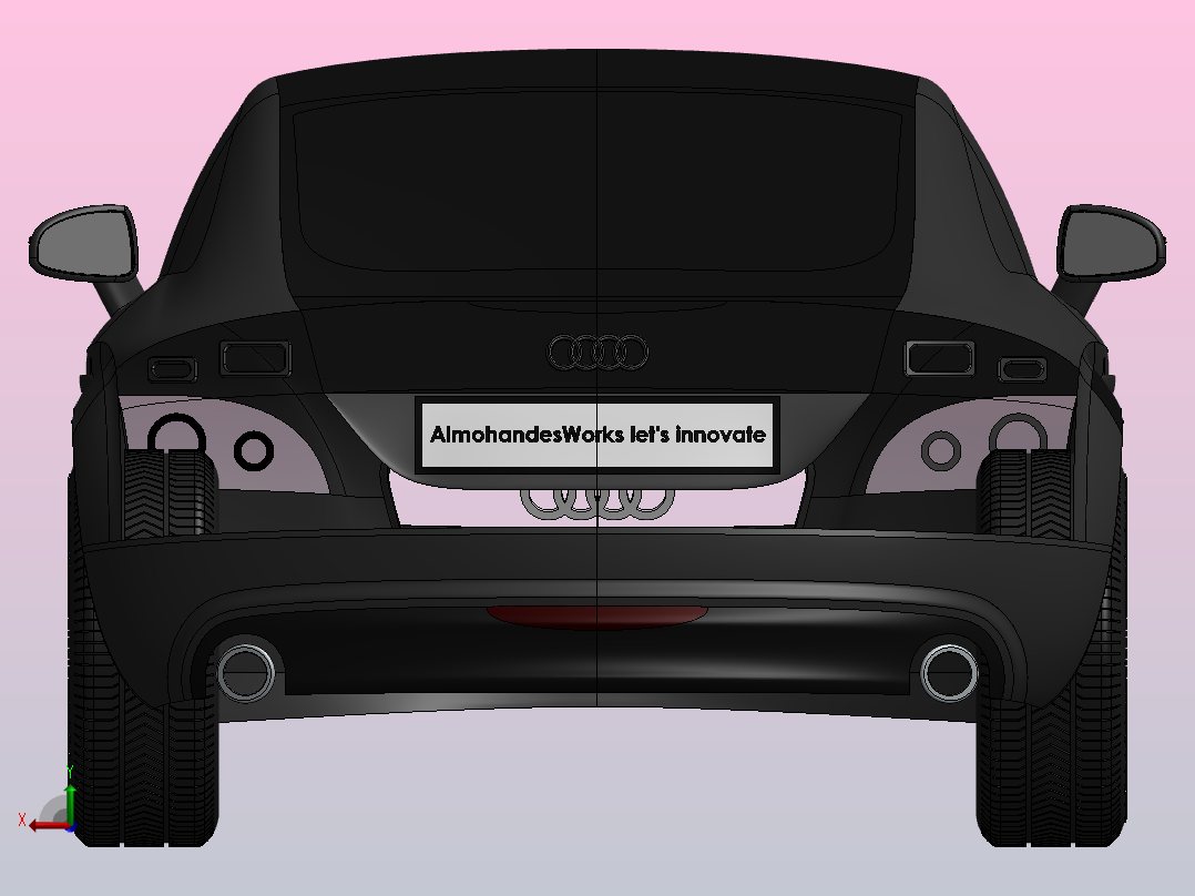 Audi TT后视图