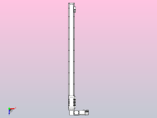 机器人皮带驱动直线轴TPA-GCB-50-P42-L800-DL-M10-N3俯视缩略图