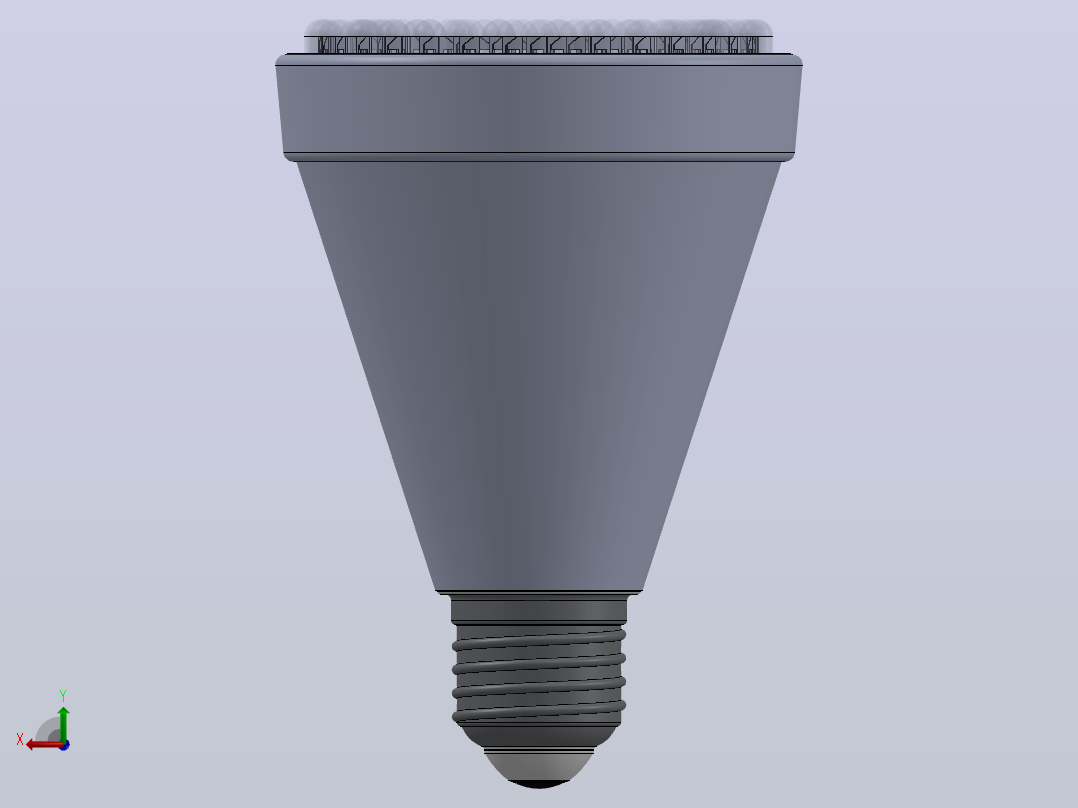 E27插入式DIY灯泡后视图