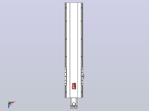 日规模组半封闭丝杆TPA-HNR-202D-2510C-L650-M-C-P75-N3俯视缩略图