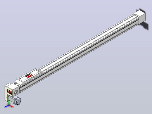 伺服电机集成皮带传动直线执行器TPA-OCB-80-140-L1250-LP-P40-N3