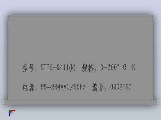 NTTE-2000亚泰温控表俯视缩略图