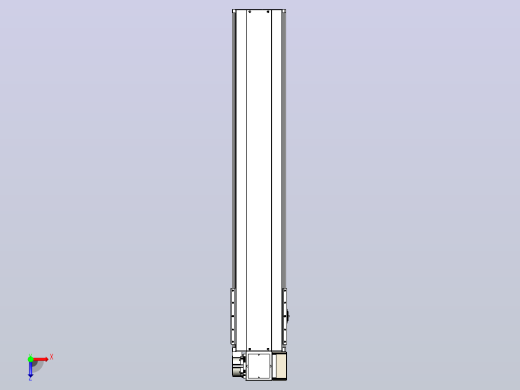 皮带直线轴半封闭可选导轨TPA-HNB-220D-176-L1000-RP-Y-P1K-N3俯视缩略图