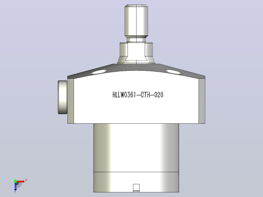 HLLW0361-CTH-020气检夹紧器俯视缩略图