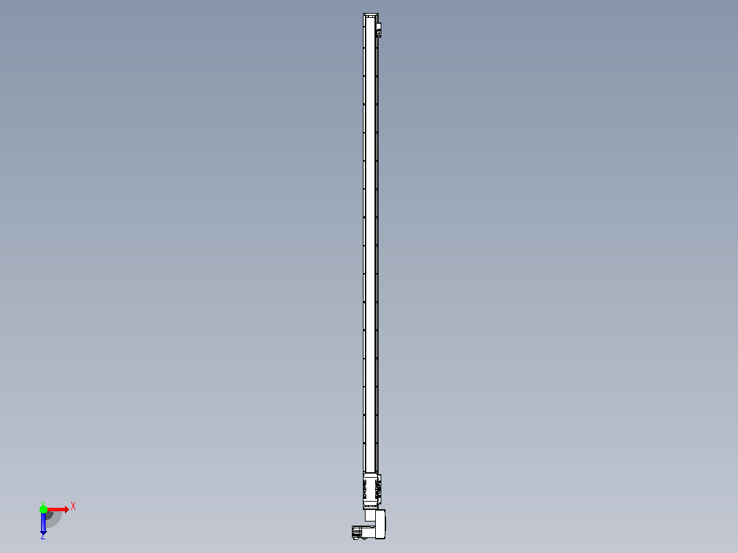 机器人皮带驱动直线轴TPA-GCB-50-P42-L1600-QR-M10-N3俯视图