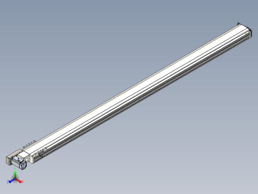 皮带直线轴半封闭可选导轨TPA-HNB-140D-120-L2200-ML-C-P40-N3