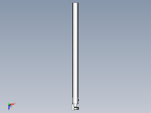 皮带直线轴半封闭可选导轨TPA-HNB-140D-120-L2200-ML-C-P40-N3俯视缩略图