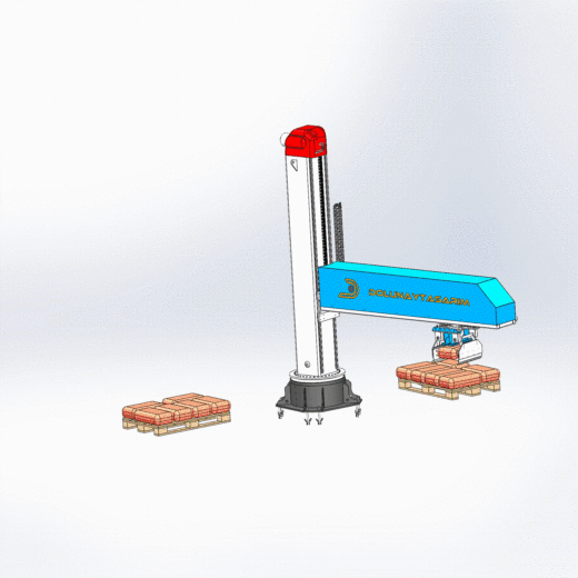码垛机器人3D图纸 Solidworks设计缩略图