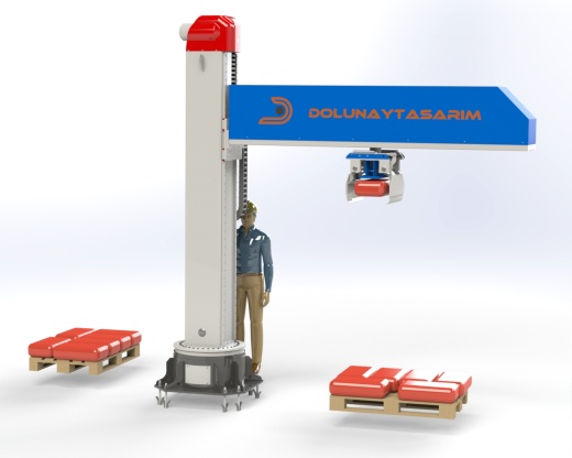 码垛机器人3D图纸 Solidworks设计缩略图