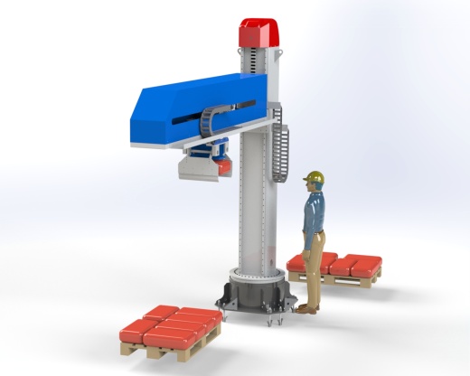 码垛机器人3D图纸 Solidworks设计缩略图