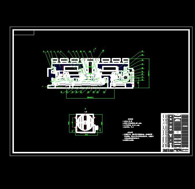 回转工作台结构设计 包含CAD图纸资料素材