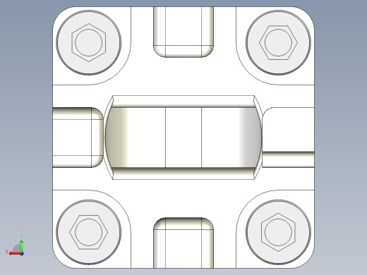 驱动器的部件3D模型后视缩略图